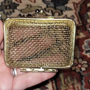 Gold Mesh Coin Purse